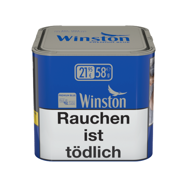 Winston Cigarette Tobacco Blue Premium 1 x 58g Tabak